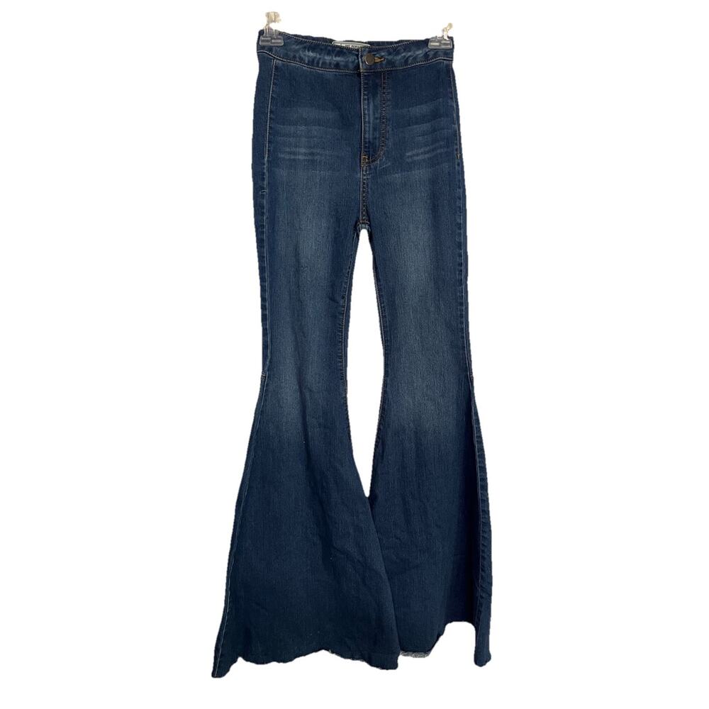 Free People Bell Bottom Jeans, Women's Size 25, Dark Wash
